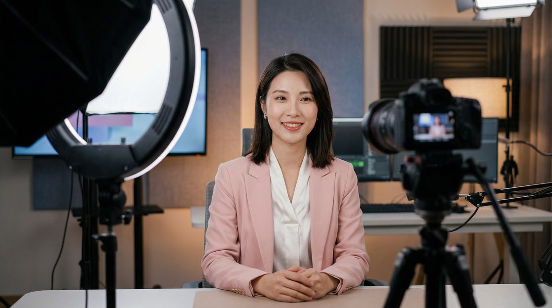 眼镜妹美女直播影像视频